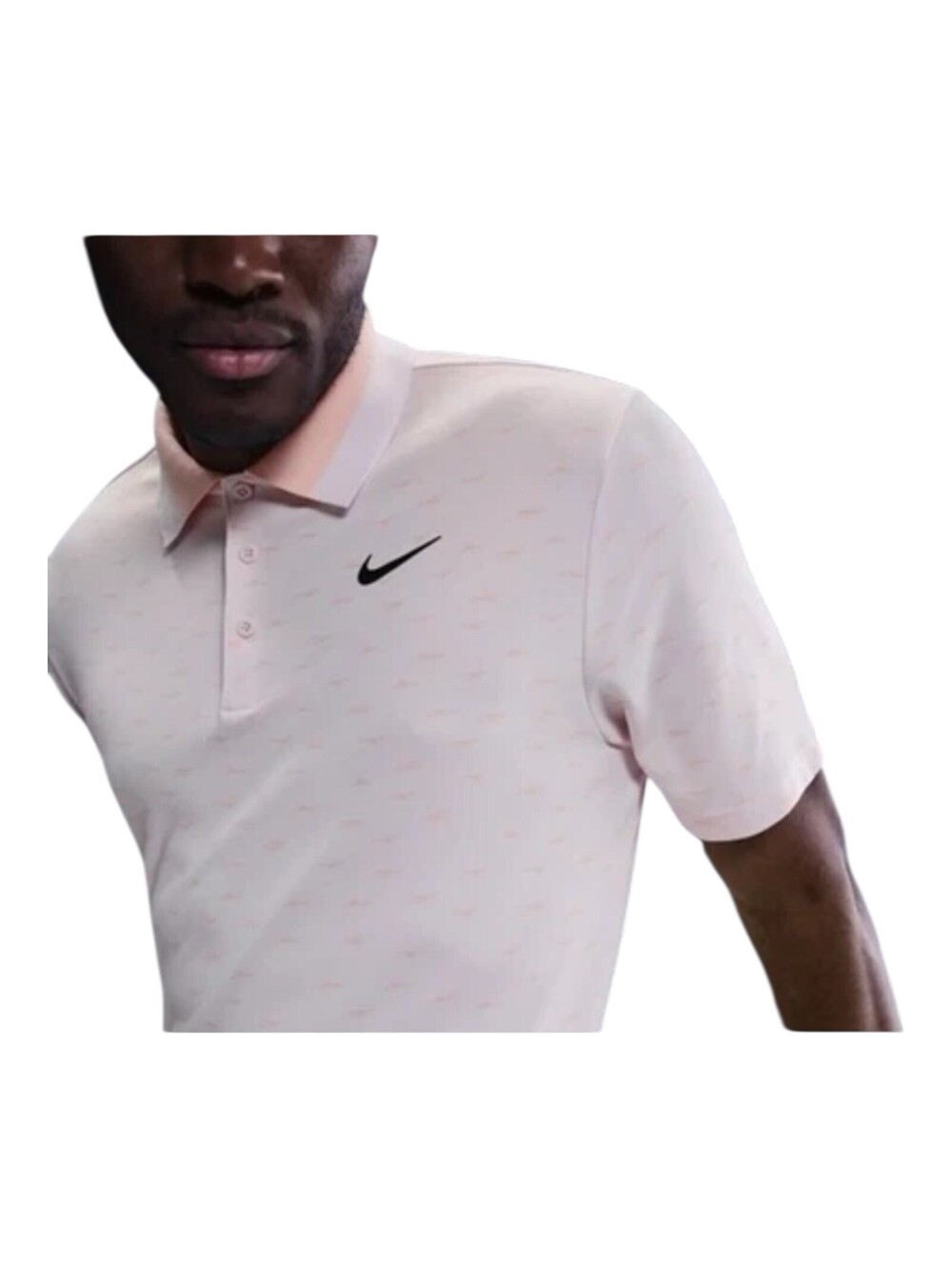 Nike Golf Polo Shirt Pear Pink Pattern Short Sleeve HM5792-664, Men’s XXL, NEW